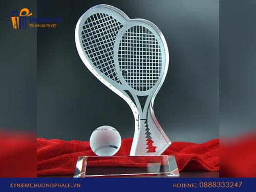 Cúp tennis pha lê giá rẻ